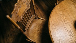 Rustic Carved Chair