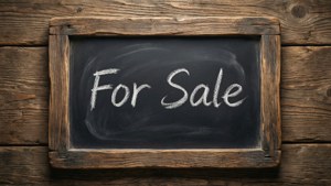 Rustic Chalkboard Sale