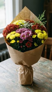 Rustic Chrysanthemum Bouquet