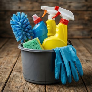 Rustic Cleaning Caddy
