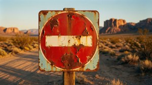Rustic Desert Sign