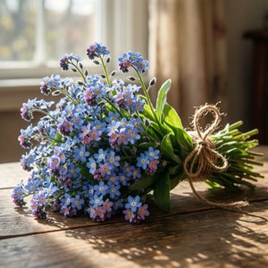 Rustic Forget-Me-Not Bouquet
