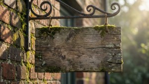 Rustic Hanging Sign