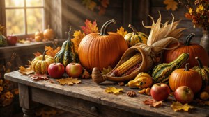 Rustic Harvest Table