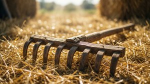 Rustic Hay Pitchfork