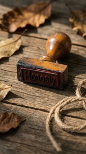 Rustic Honesty Stamp