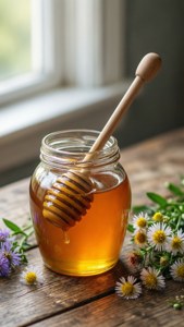 Rustic Honey Jar