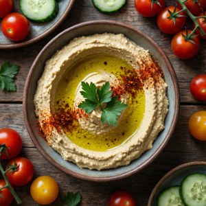 Rustic Hummus Bowl