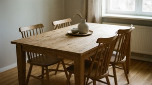 Rustic IKEA Dining Room