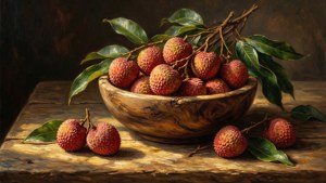 Rustic Litchi Bowl