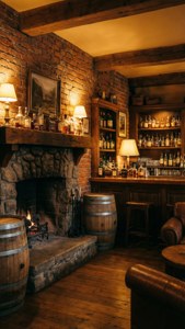 Rustic Lodge Bar