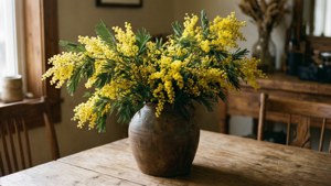 Rustic Mimosa Arrangement