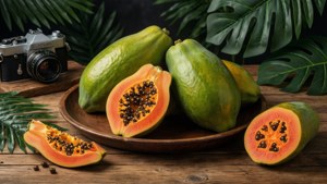 Rustic Pawpaw Still Life