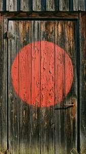 Rustic Red Circle