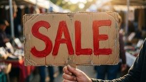 Rustic Sale Sign