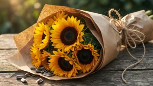 Rustic Sunflower Wrap