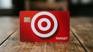 Rustic Target Card Close-up