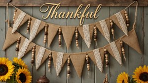 Rustic Thanksgiving Banner