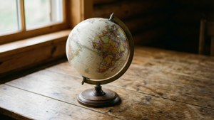 Rustic White Globe