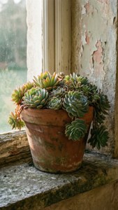 Rustic Windowsill Garden
