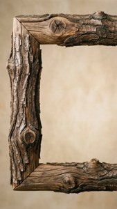Rustic Wood Border