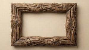 Rustic Wooden Frame