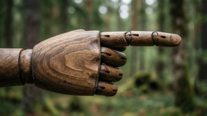 Rustic Wooden Hand