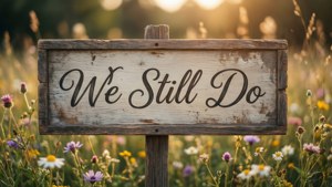 Rustic Wooden Sign