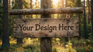 Rustic Wooden Signpost