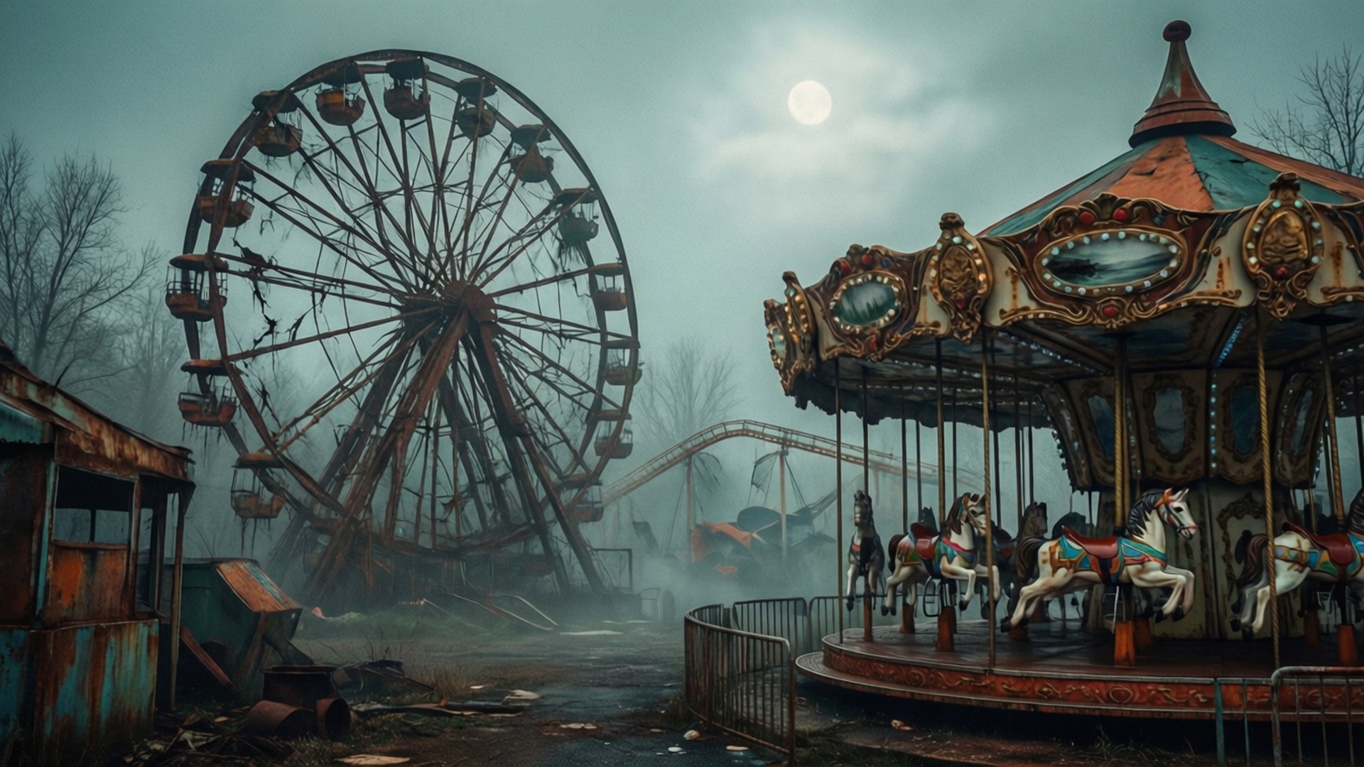Rusty Carnival by Wallpapers.art Studio