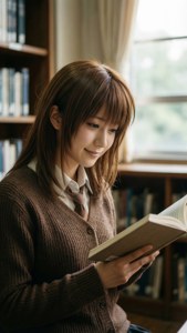 Ryou's Library Moment
