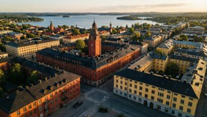 Södertälje City Aerial