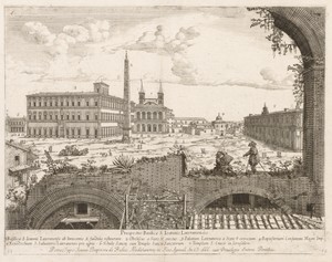 S. Giovanni in Laterano from "Prospectus Locurum Urbis Romae Insign[ium]"