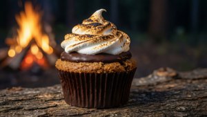 S'mores Campfire Cupcake