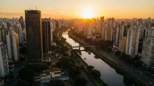 São Paulo Sunset River View