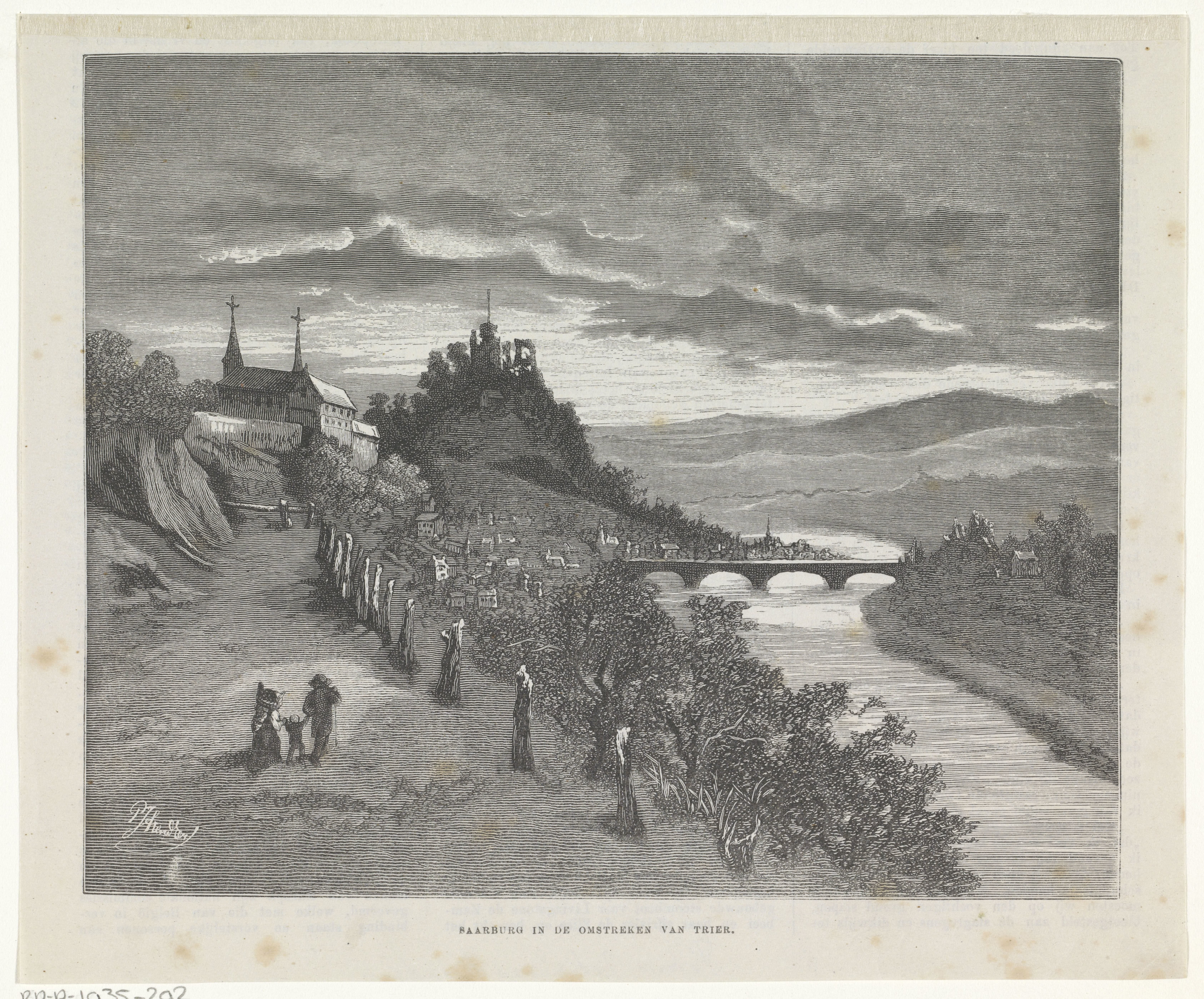 Saarburg in de omstreken van Trier by Petrus Johannes Arendzen