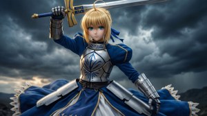 Saber's Oath of Victory