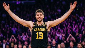 Sabonis Celebration