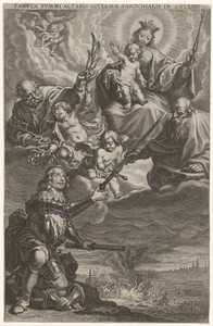 Sacra conversazione met Ferdinand van Oostenrijk en de slag bij Kallo