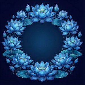 Sacred Lotus Border