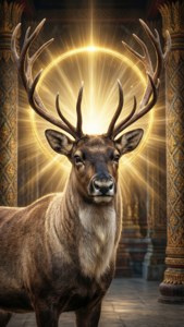 Sacred Reindeer Icon