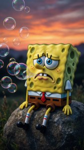 Sad Bubble Reflections