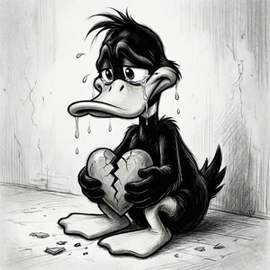 Sad Daffy Broken Heart
