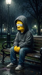 Sad Hoodie Bart