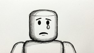 Sad Line Art Roblox