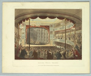 Sadlers Wells Theater from Ackermann's Repository