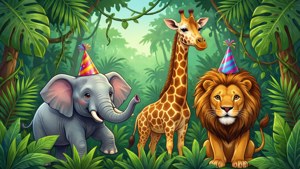 Safari Animal Party