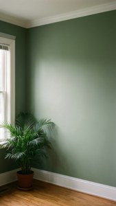 Sage Green Room Corner