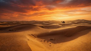 Sahara Sunset Serenity