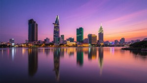 Saigon Skyline Dusk